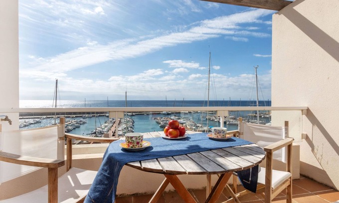 Calafat Apartment | Coastal Retreat at Marina del Port with Oceanfront Amenities