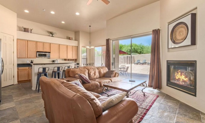 Desert Diamond House | Inviting Troon North Retreat with Pool and Firepit for 6