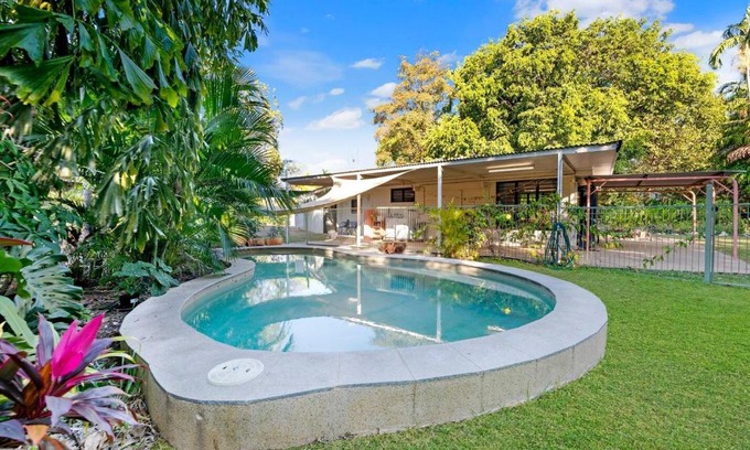 Nightcliff House | Serene Poolside Cottage with Pet-Friendly Amenities