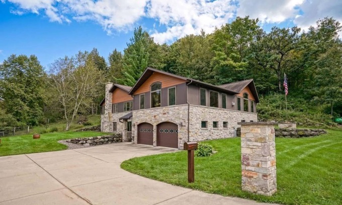 Iowa County House | Trout Fishing Retreat: Private Access to Wisconsin's Best