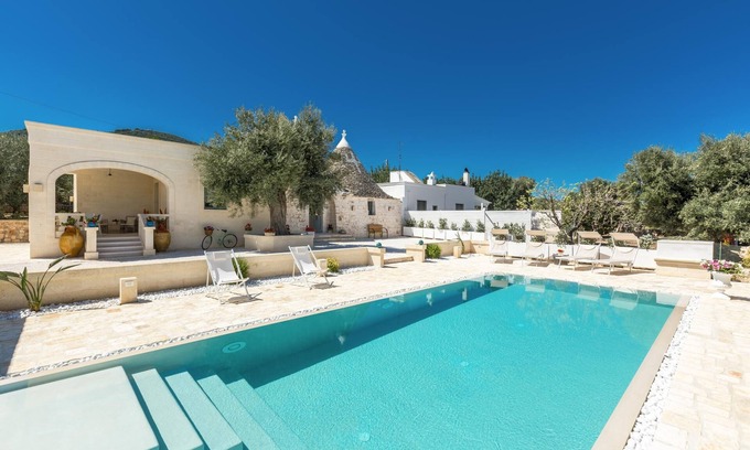 Fasano Villa | Discover Trulli Ulivo di Puglia with Private Pool & Family Perks