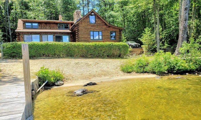 Mirror Lake House | Exceptional Tuftonboro Waterfront Home with Sandy Beach