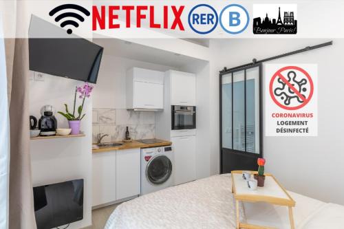 Cachan Apartment | Cozy Tulipe Studio Near RER B in Cachan - Rated 8.3/10