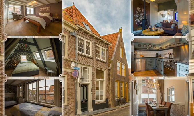 Enkhuizen House | Historic Tulpenhuis Enkhuizen: Guest Rated 9.8 Near Harbor
