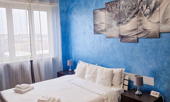 San Paolo Apartment | Turin Panoramic View Apartment with Family-Friendly Amenities