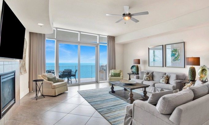 Orange Beach Condo | Oceanfront Relaxation at Turquoise Place C2008, Orange Beach