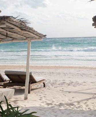 Zona Hotelera Hotel | Oceanfront Bliss at Tuup with Private Beach & Pet-Friendly