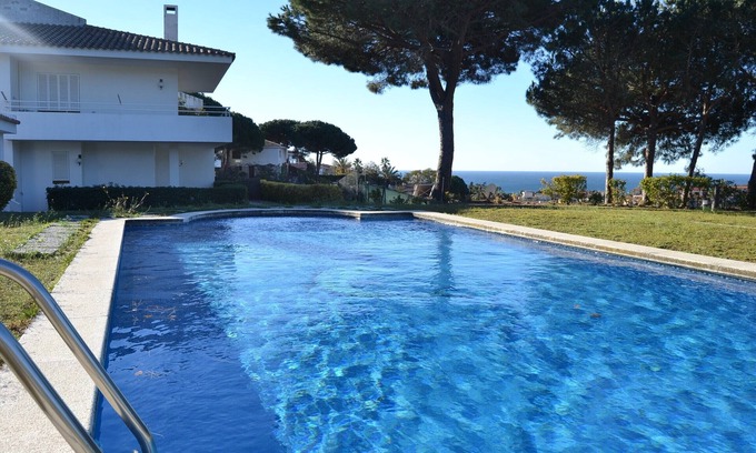 Sant Pol De Mar Villa | Idyllic Twin Villas with Pool and Sea Views Near Barcelona