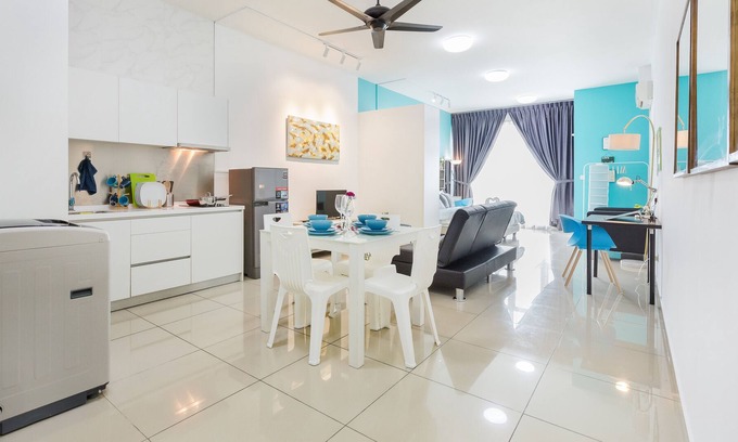 Taman Abad Apartment | Twin Galaxy Studio Suite @ Johor Bahru 5minToCIQ/KSL/CitySq/KTMTrain