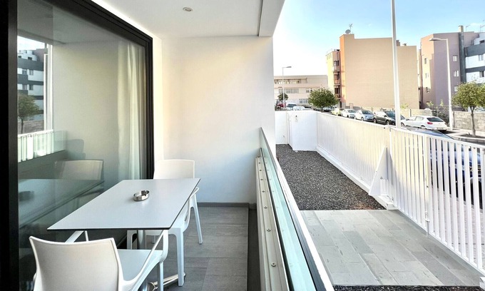 Los Llanos Apartment | Central Two Bedroom B with WiFi and Scenic Views