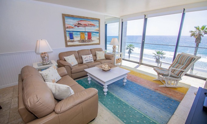 North Pacific Beach Condo | Two Bedroom Condo 205: Ocean View with Pool & Spa Access