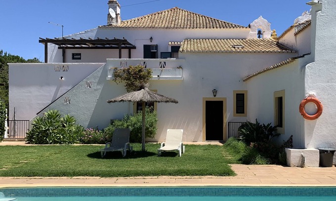 Silves House | Idyllic Farm Retreat with Private Pool & Spa Amenities