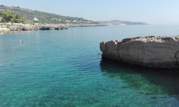 Marina di Andrano House | Relaxing Two-Room Apartment Grecale Steps from the Sea