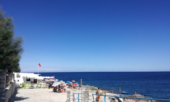 Marina di Andrano House | Two-Room Apartment "Sirocco" Near the Beach with Pool