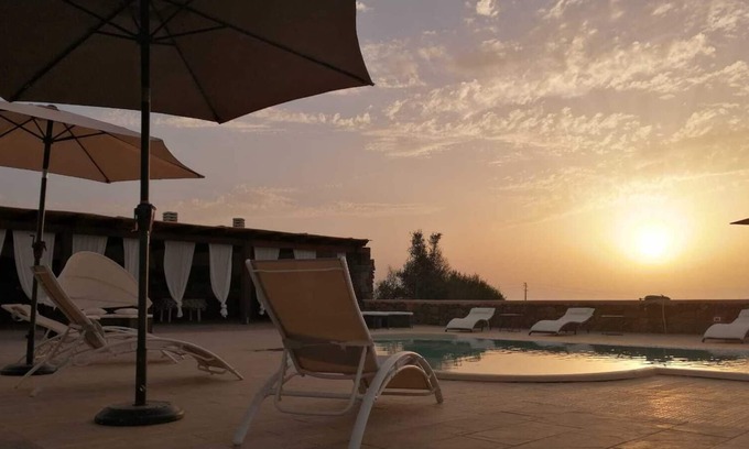Pantelleria Villa | Two-Room Apartment with Pool & African Sunset Views