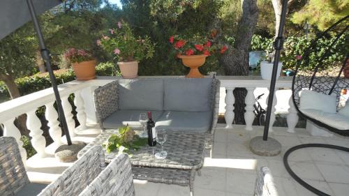 Okrug Donji Apartment | Enjoy Oceanfront Two-Room Apartment LIDIJA with Terrace