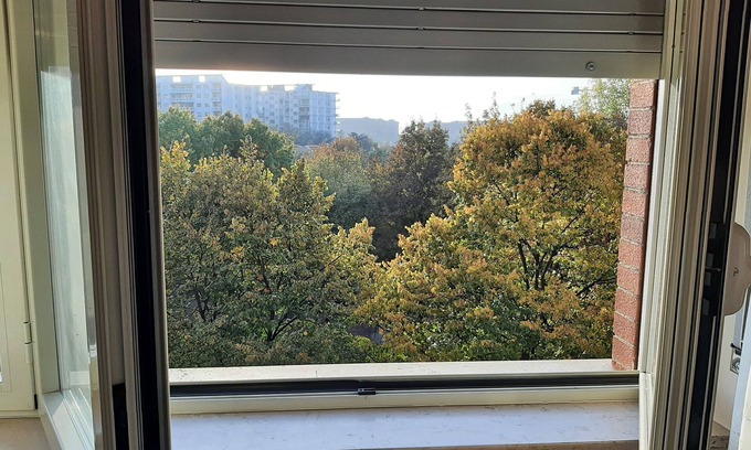 Mirafiori Apartment | Spacious Two-Room Apartment with Scenic Park View