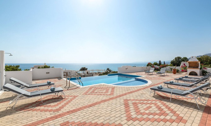 Prassonissi Villa | Two Stone Villas with Private Pools and Oceanfront Views
