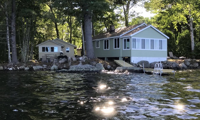 Standish Cabin | Explore Two Scenic Waterfront Camps on Sebago Lake