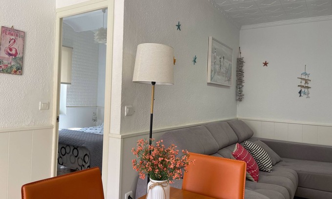 Sant Carles de la Rapita House | Bright Townhouse with Large Terrace and Oceanfront Views