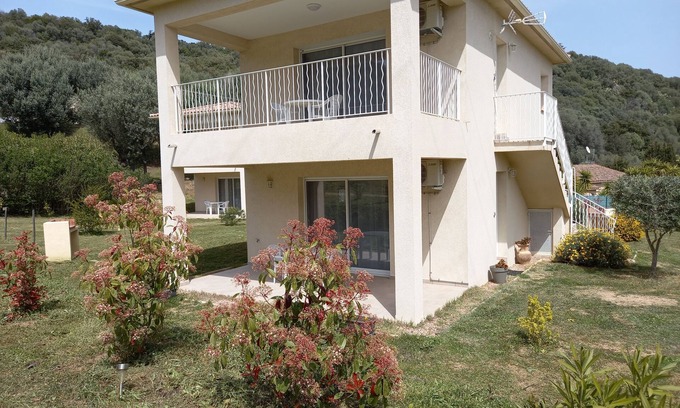 Ajaccio House | Relaxing U Sole Villa with Pool and Oceanfront Views