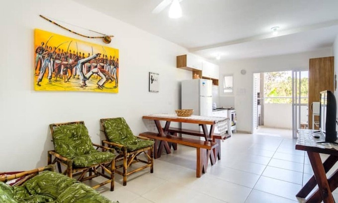 Pereque-Acu Apartment | Ubatuba - Relax by the Pool, Steps from a Beautiful Beach