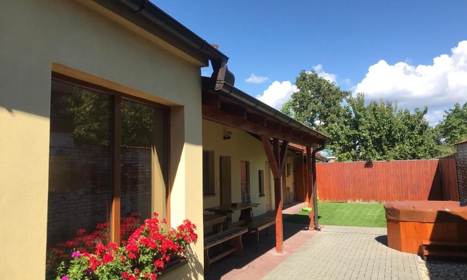 Moravska Nova Ves House | Top-Rated Ubytovani Salajkovi with Hot Tub & Kitchen