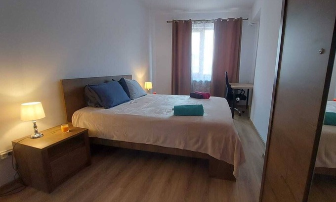 Iasi Apartment | Ultra Central, furnished and Spacious with 3 double beds and 1 Balcony