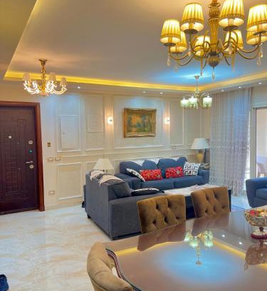 Cairo Apartment | Luxury 3BR Retreat with Pools, Dining & Ocean Views
