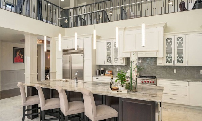 River North Art District Apartment | Elegant Loft with Rooftop Views and Cozy Fireplace in RiNo