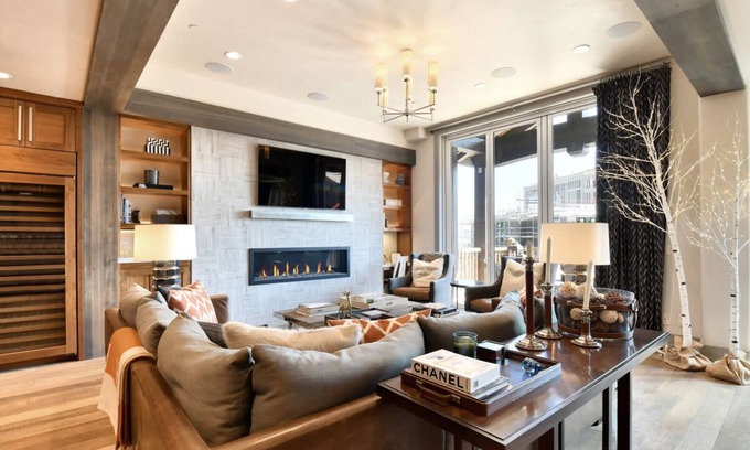 Empire Pass Condo | Modern Condo with Entertainment Room & Premium Lodge Amenities