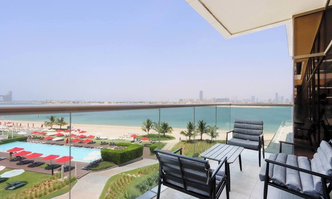 Palm Jumeirah Apartment | Unique 2 Bedroom Suite with Ocean View at The 8 Hotel