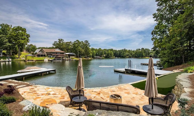 Eclectic House | Spacious 5-Bedroom Waterfront Home with Private Docks