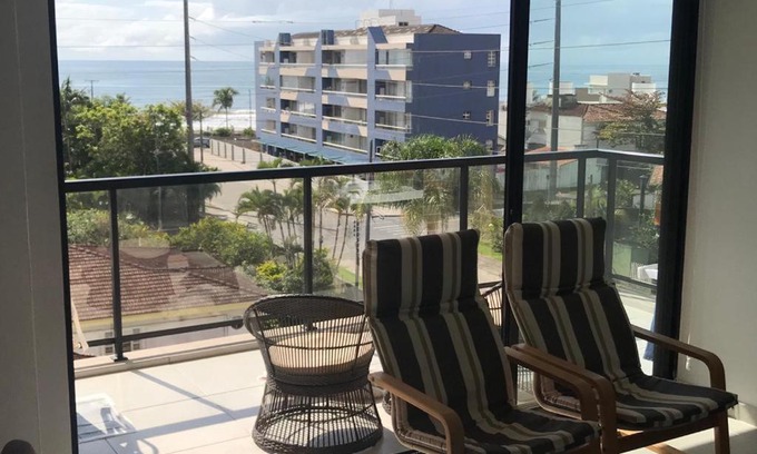Guaratuba Apartment | Oceanfront Stay at Ap Novo with Hot Tub & Breakfast