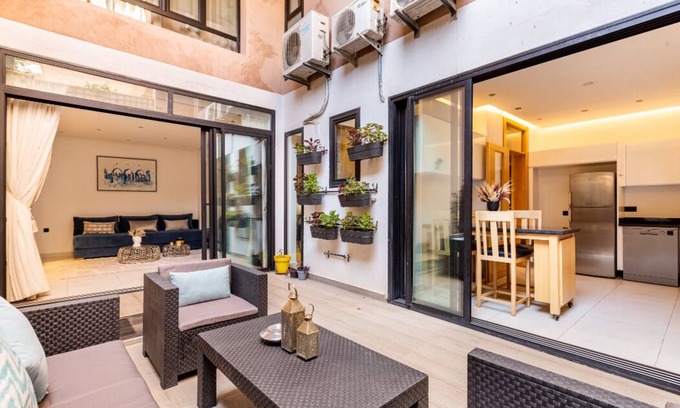 Semlalia Apartment | Family-Friendly Duplex Loft with Pool in Chic Gueliz