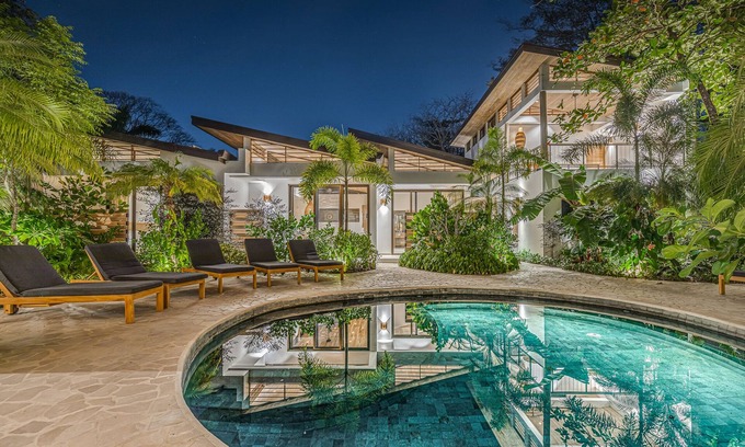 Playa Guiones Villa | Exceptional Beachfront Retreat with Private Pool & Path