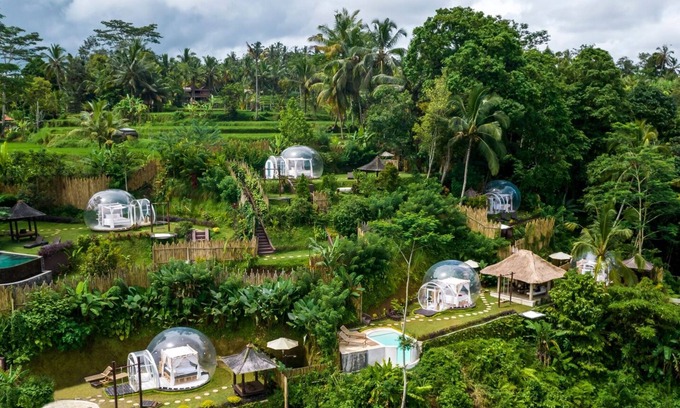 Tampaksiring House | Exclusive Bubble Dome Retreat in Ubud with Private Pool