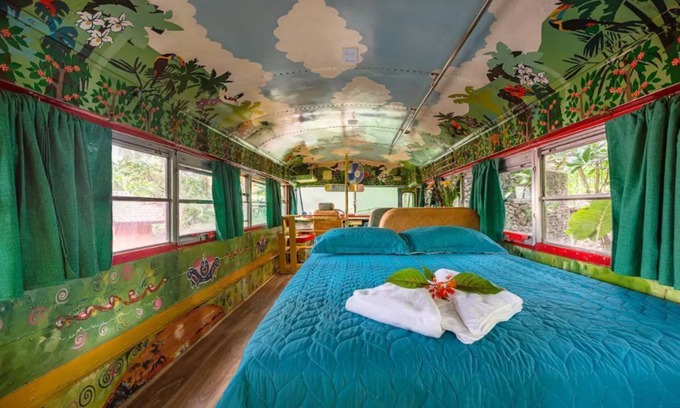 Concepcion House | Vibrant Bus Stay Near Airport - Top Rated by Guests