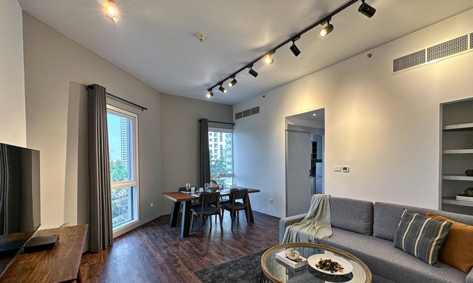 Barsha Heights Apartment | Enchanting Curvy Retreat for a Romantic Getaway