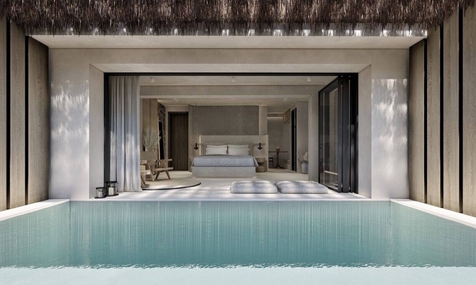 Almyros House | Experience The Sand Suites: Private Pool & Ocean View