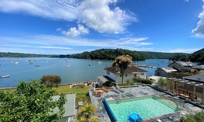 Dittisham House | Unique Dittisham Waterside Home with Pool & Child-Friendly Options