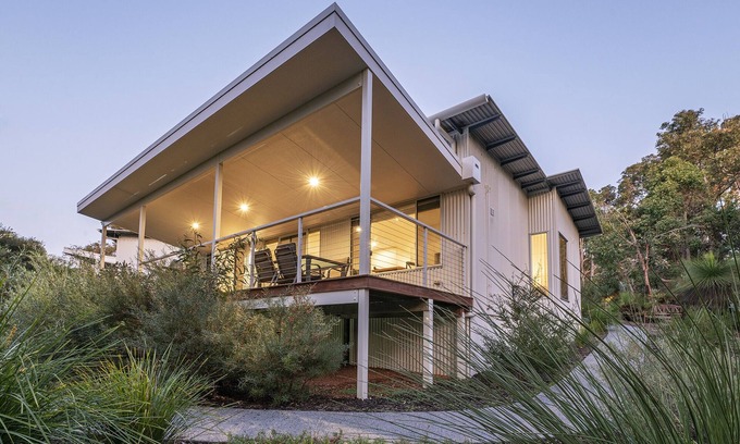 Quedjinup House | Discover Unique Bushland Retreat with Ocean Views & Spa