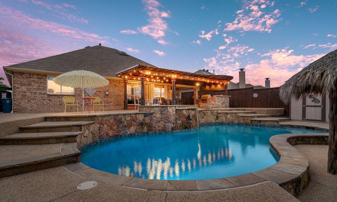 Lewisville House | Experience Fun at DFW: Unique Pool, Spa & Game Room