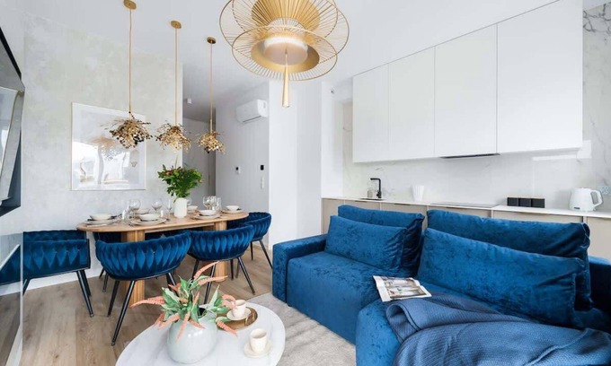 Orlinki Apartment | Modern Marina Stay with Unique Interiors & Pet-Friendly Comfort