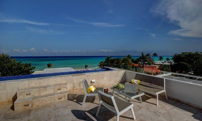 Playacar Fase I Villa | Exclusive 6 Bedroom Villa Steps from Playa del Carmen Beach