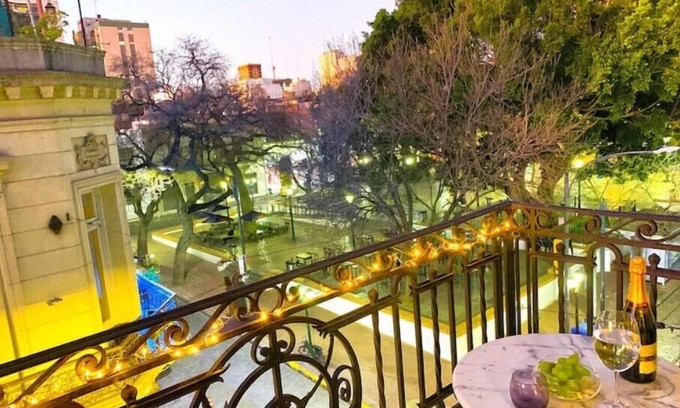 San Telmo Condo | Charming Penthouse Retreat at Plaza Dorrego San Telmo