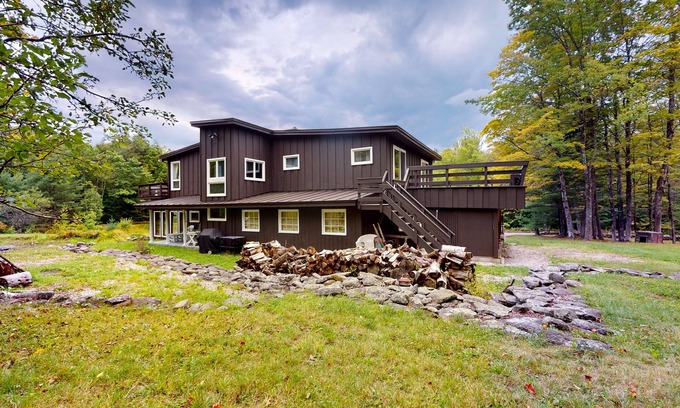 West Halifax House | Charming Lake View Home with Firepit and Spa Amenities