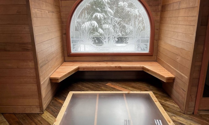 Alyeska House | Rustic Retreat with Sauna and Creek Views Near Ski Resort