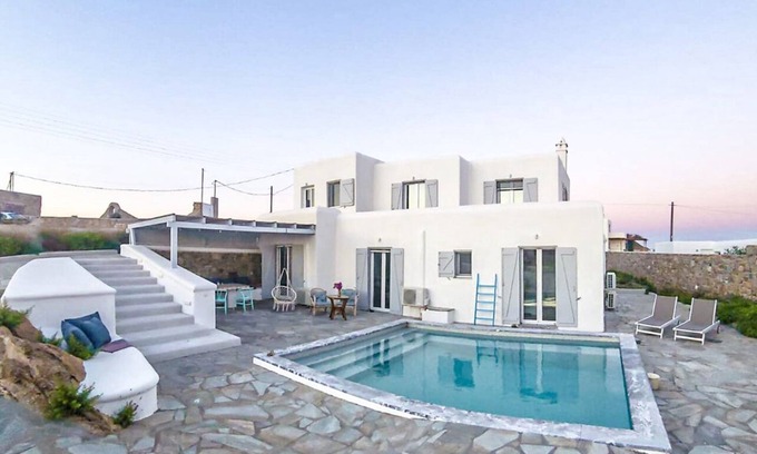 Tourlos Villa | Exquisite Sea View Villa in Mykonos with Private Pool