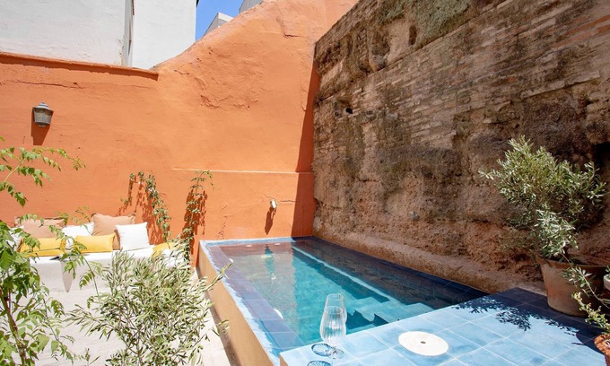 San Bartolome House | Discover Unique Casa Tintes with Pool in Sevilla